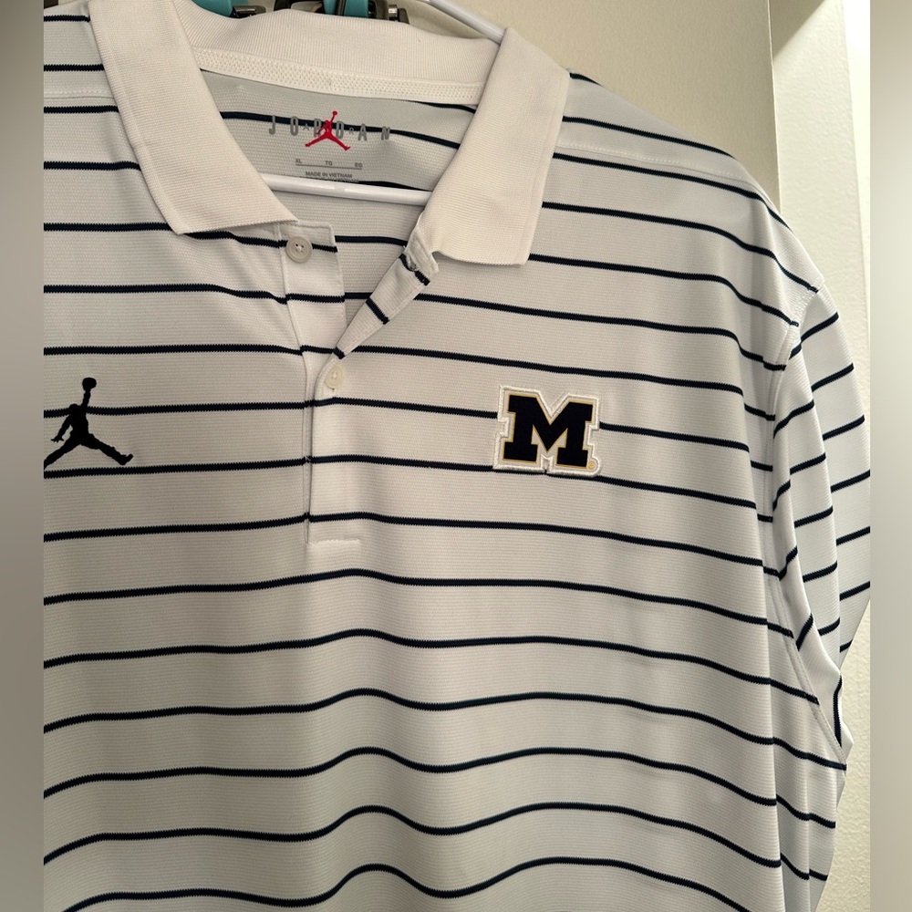 Michigan Jordan XL Polo